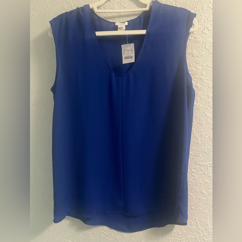 JCrew sleeveless shell top